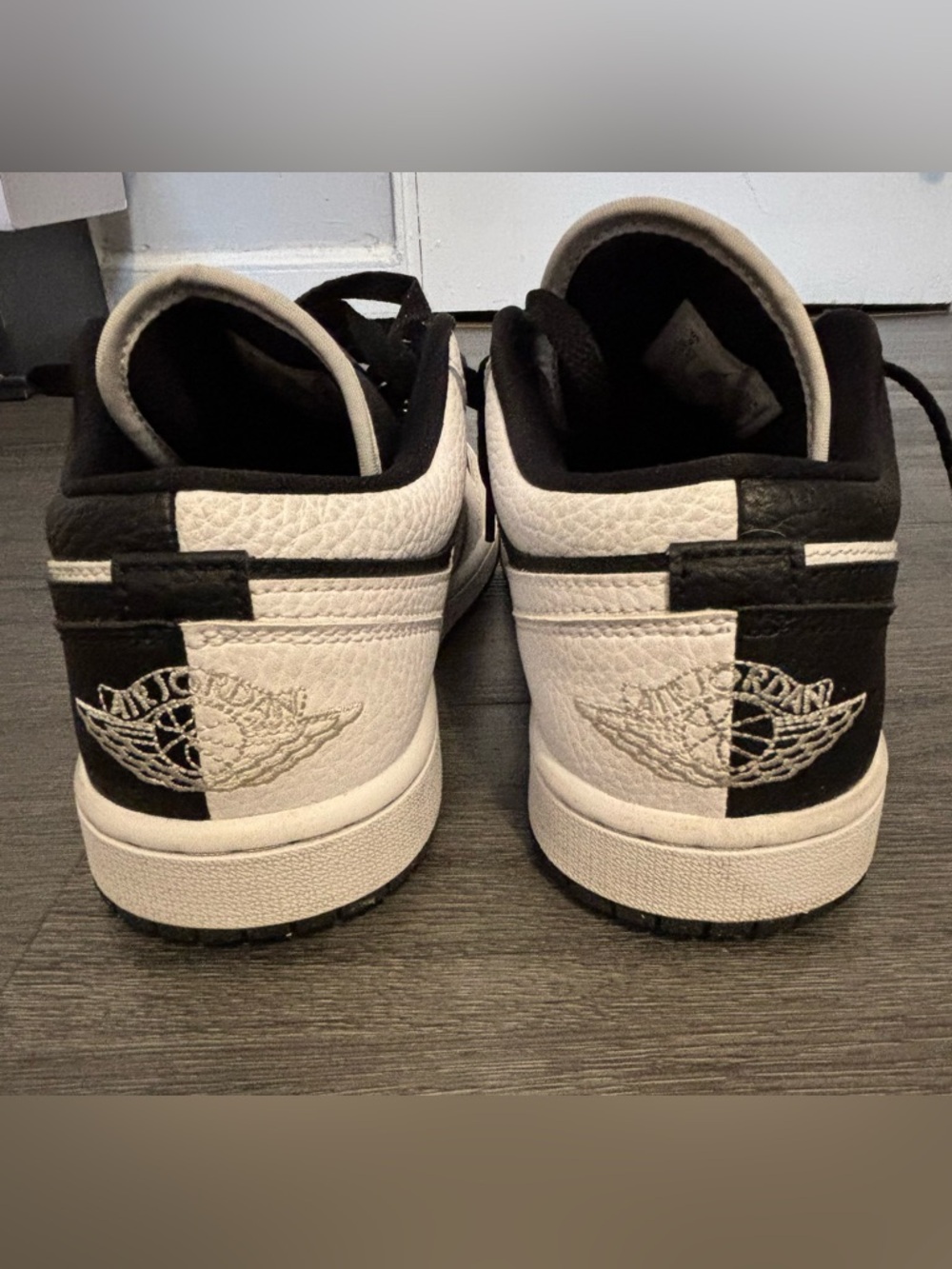 Nike Air Jordan 1 Low - Black/White Women's Sneakers - Picture 2 of 6